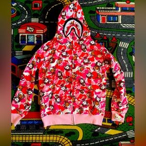 Hello kitty bape hoodie